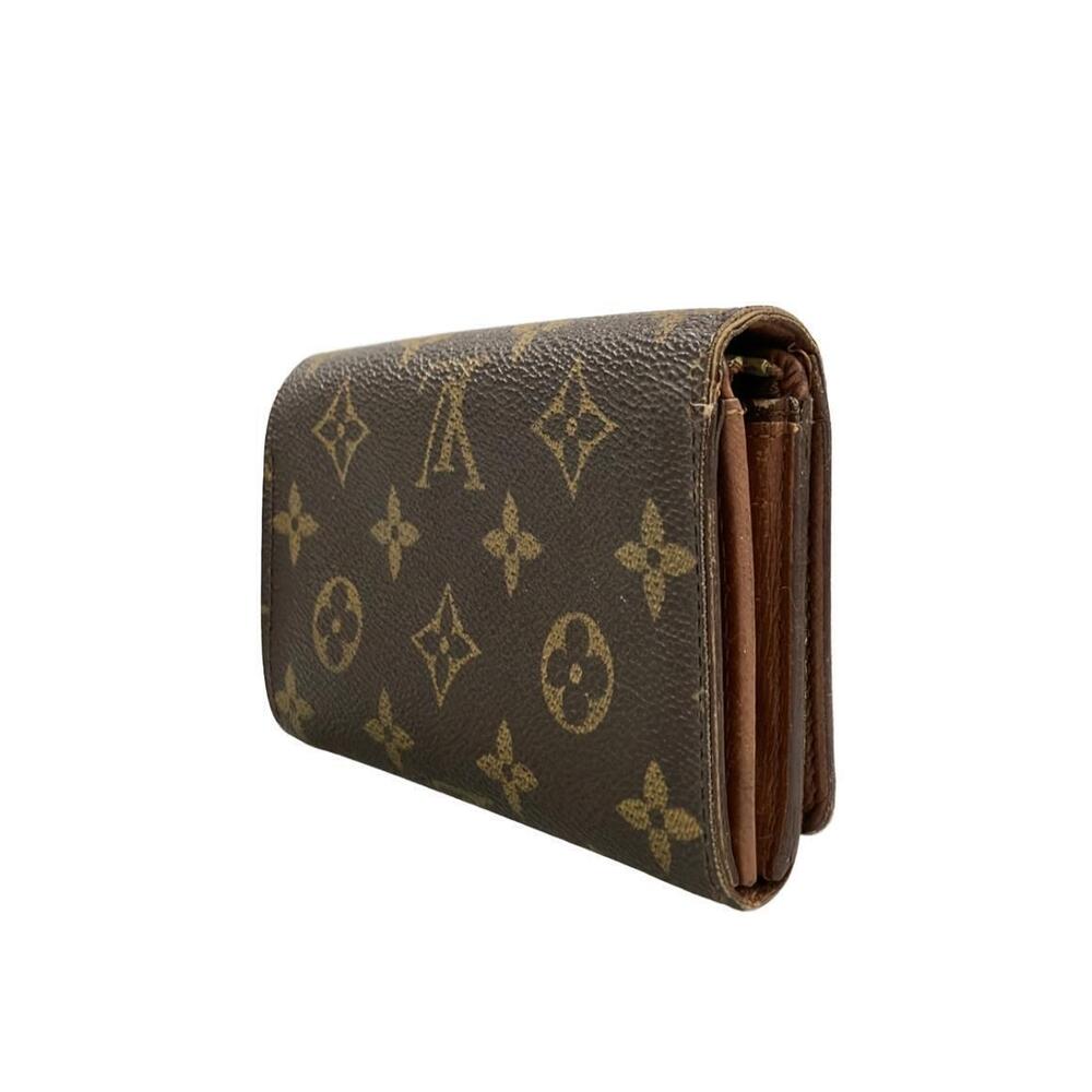 Louis Vuitton Bi fold Wallet Porte Monnaie Billet Tresor Monogram